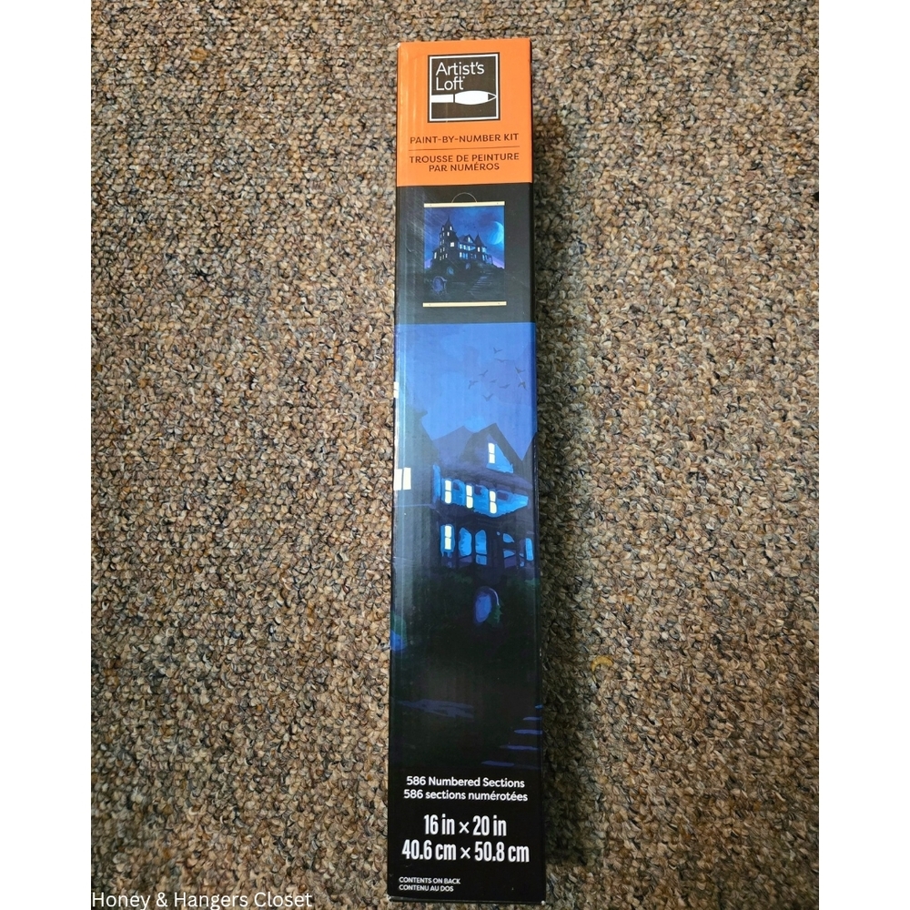 Artist’s Loft 16x20 Haunted House Paint By Number Kit – New